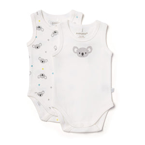 Australiana Sleeveless Bodysuit 2 Pack