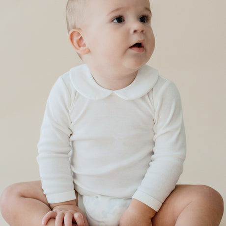 Woven Collar Bodysuit