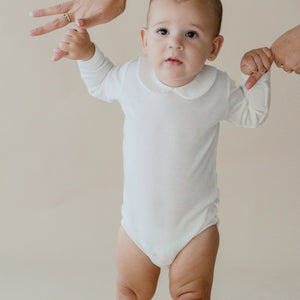 Woven Collar Bodysuit