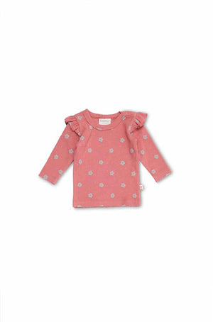 Girls Pink Posie Top and Pant Set