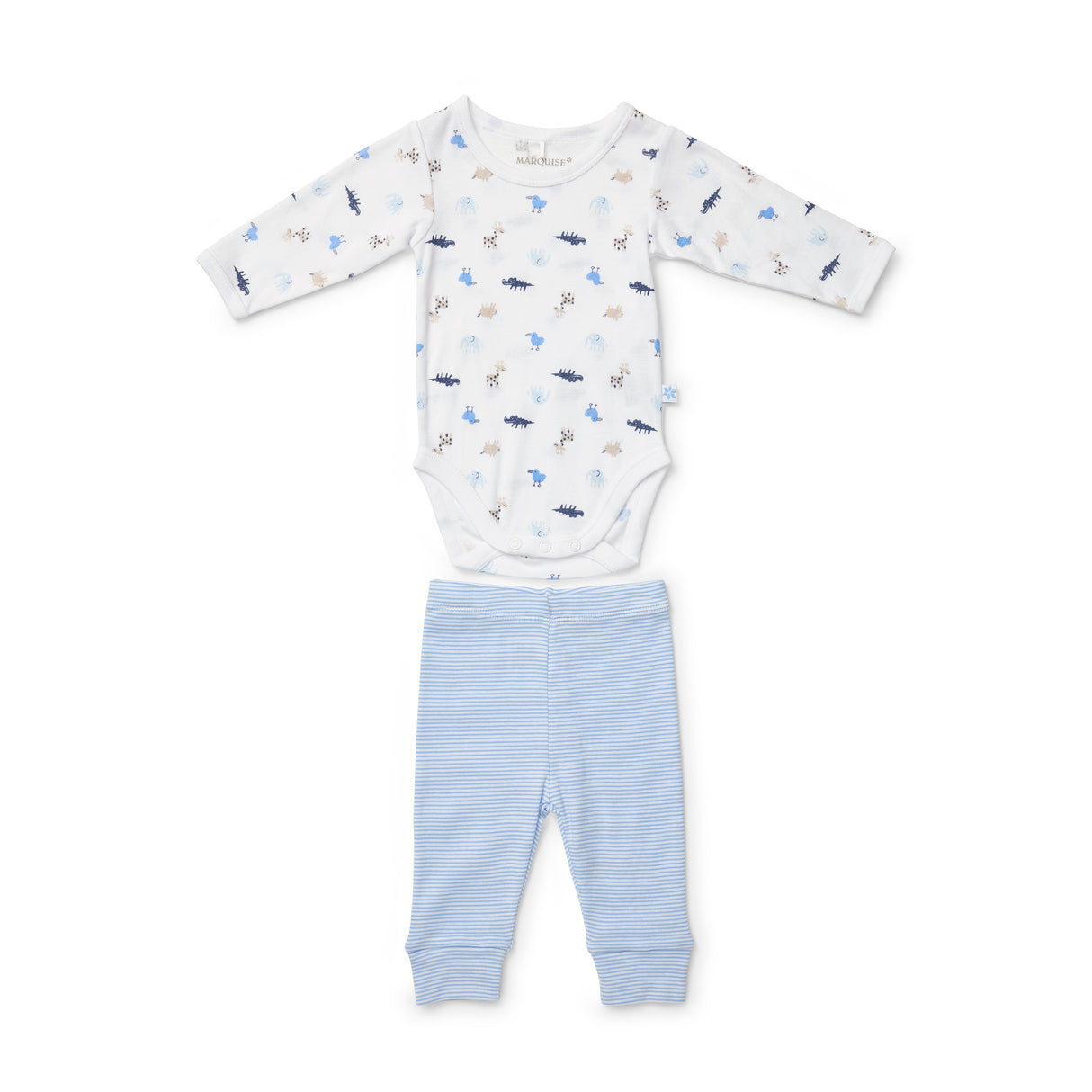 Newborn Essentials Animals Bodysuit & Legging Set