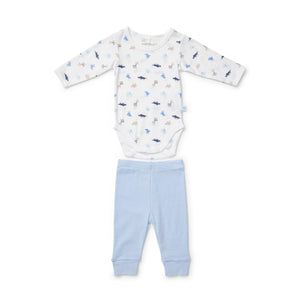 Newborn Essentials Animals Bodysuit & Legging Set