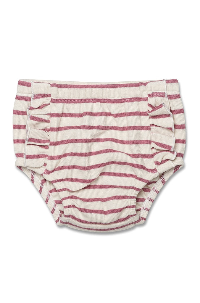 Pink Stripe Nappy Cover