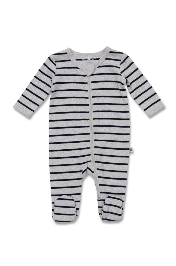 Boys Bugs and Stripe Zipsuits 2 Pack