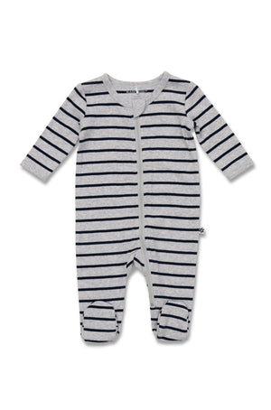 Boys Bugs and Stripe Zipsuits 2 Pack