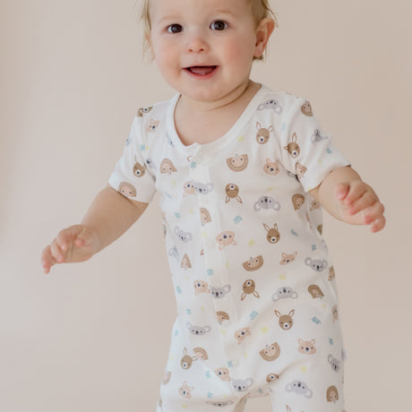 Australiana Short Sleeve Romper