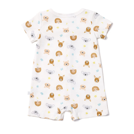 Australiana Short Sleeve Romper