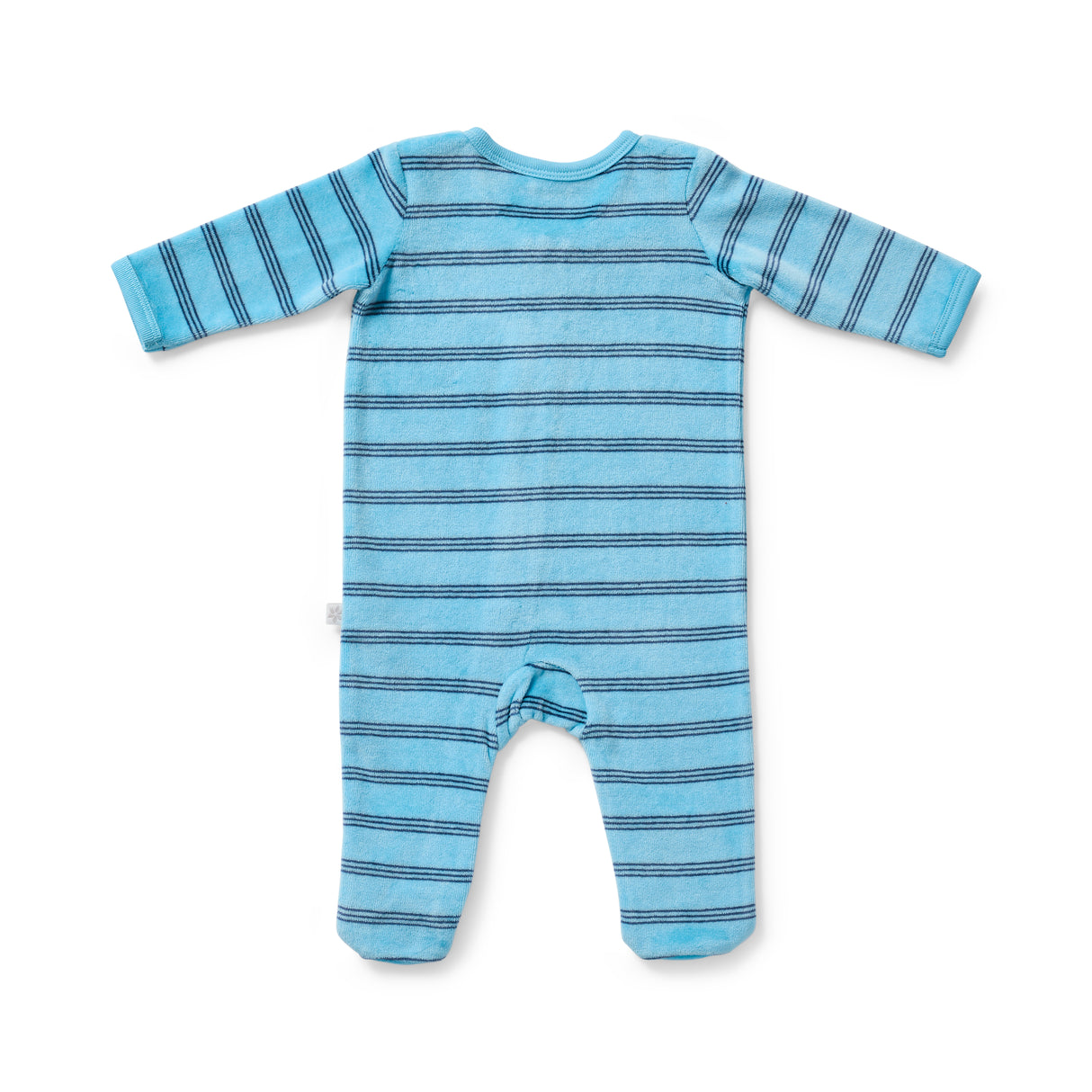 Velour Stripe Zipsuit