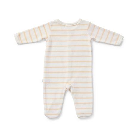 Bunny Stripe Velour Studsuit