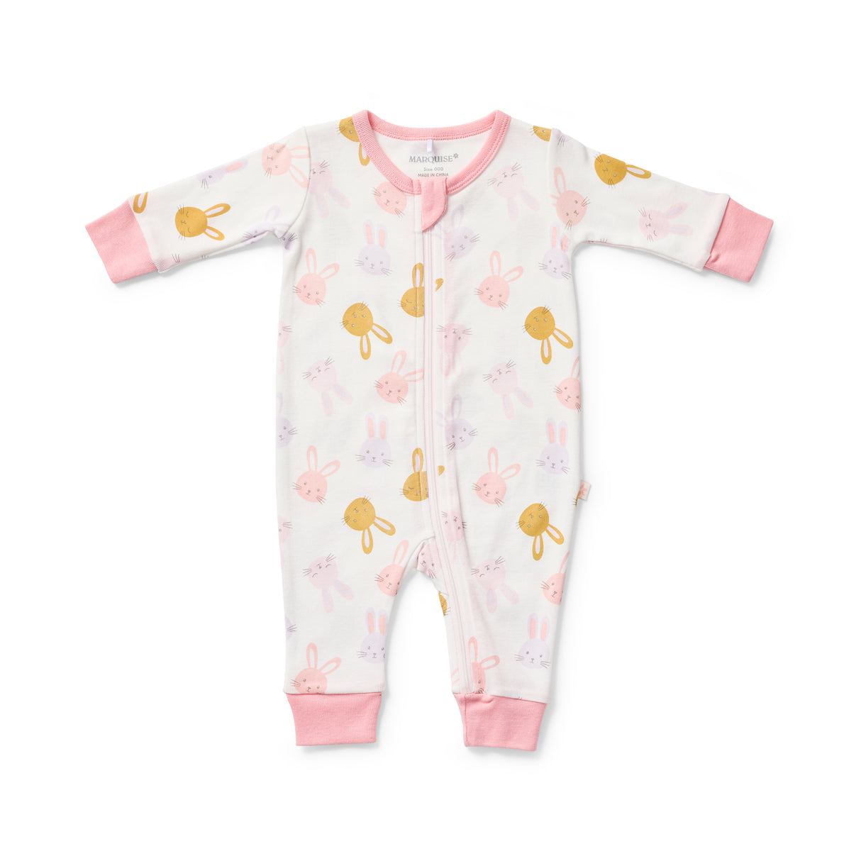 Pink Snugglebunny Zipsuit