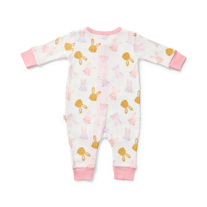 Pink Snugglebunny Zipsuit