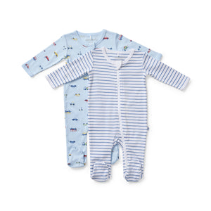 Everyday Essentials On The Go Zipsuit 2 Pack