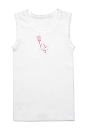 Girls Birdy Singlets 2 Pack