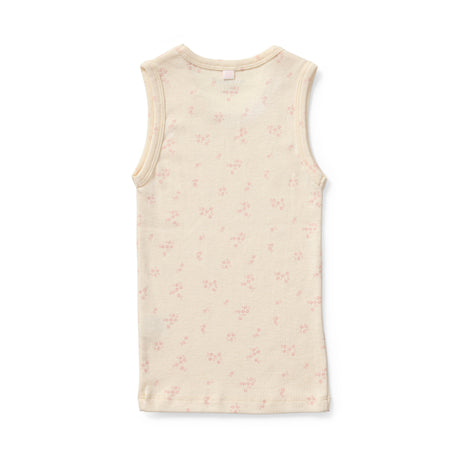 Kids Cotton Wool Floral Print Singlet