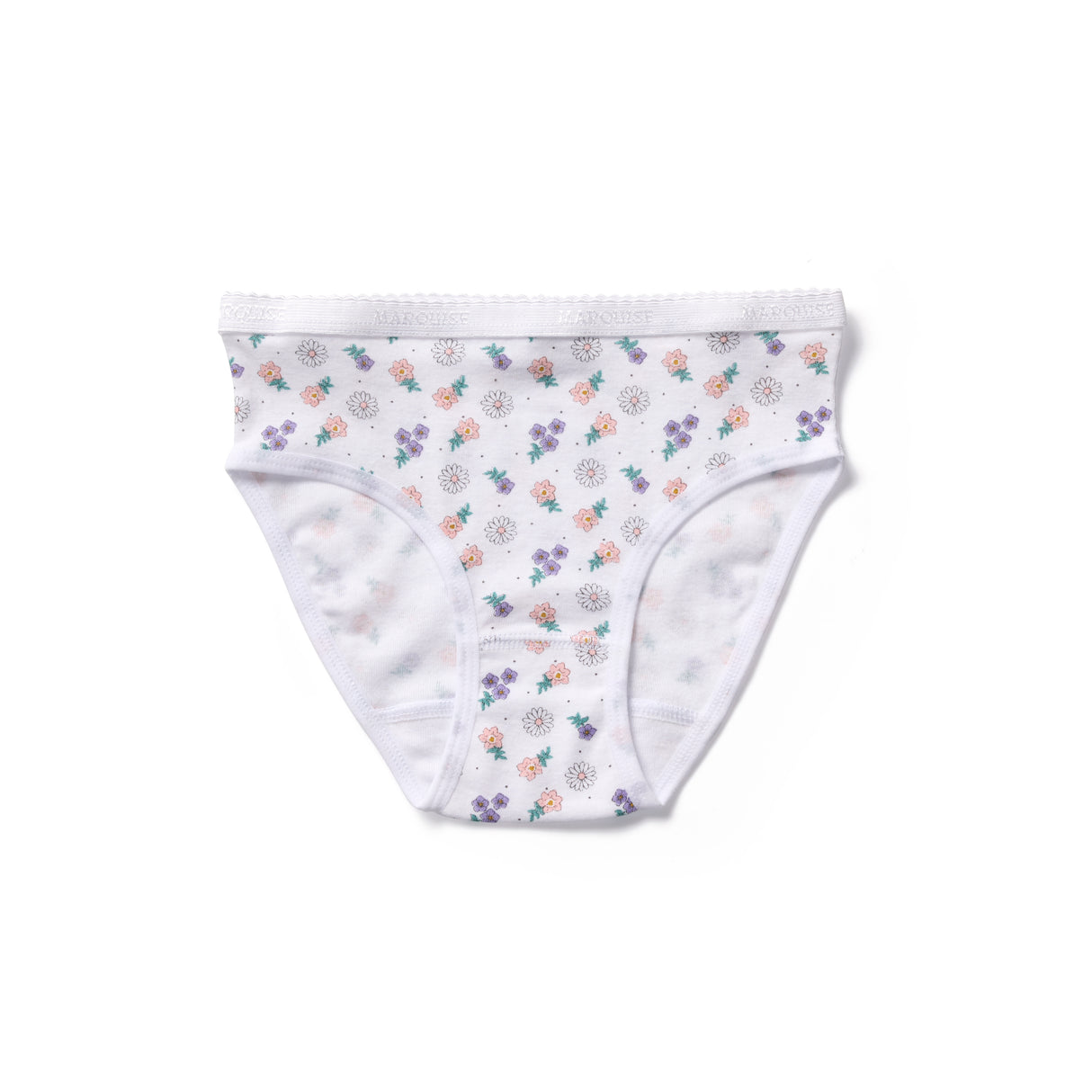 Girls Gingham Floral Underwear 2 Pack