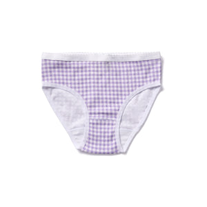 Girls Gingham Floral Underwear 2 Pack