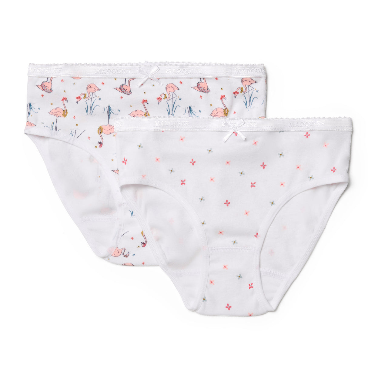 Girls Flamingo Underwear 2 Pack