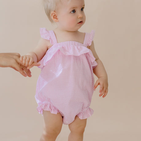Field of Beries Woven Frill Romper