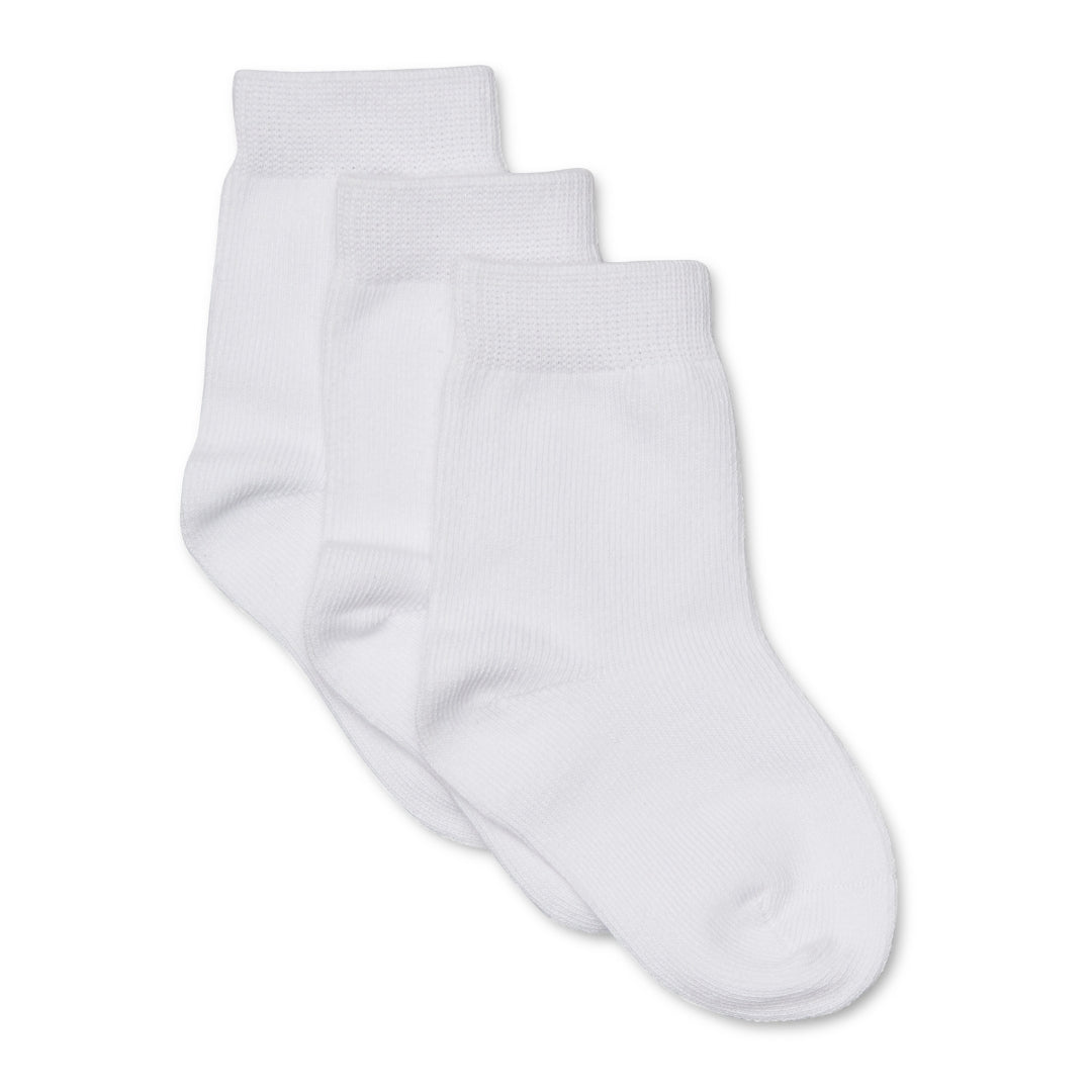 White Knitted Socks 3 Pack