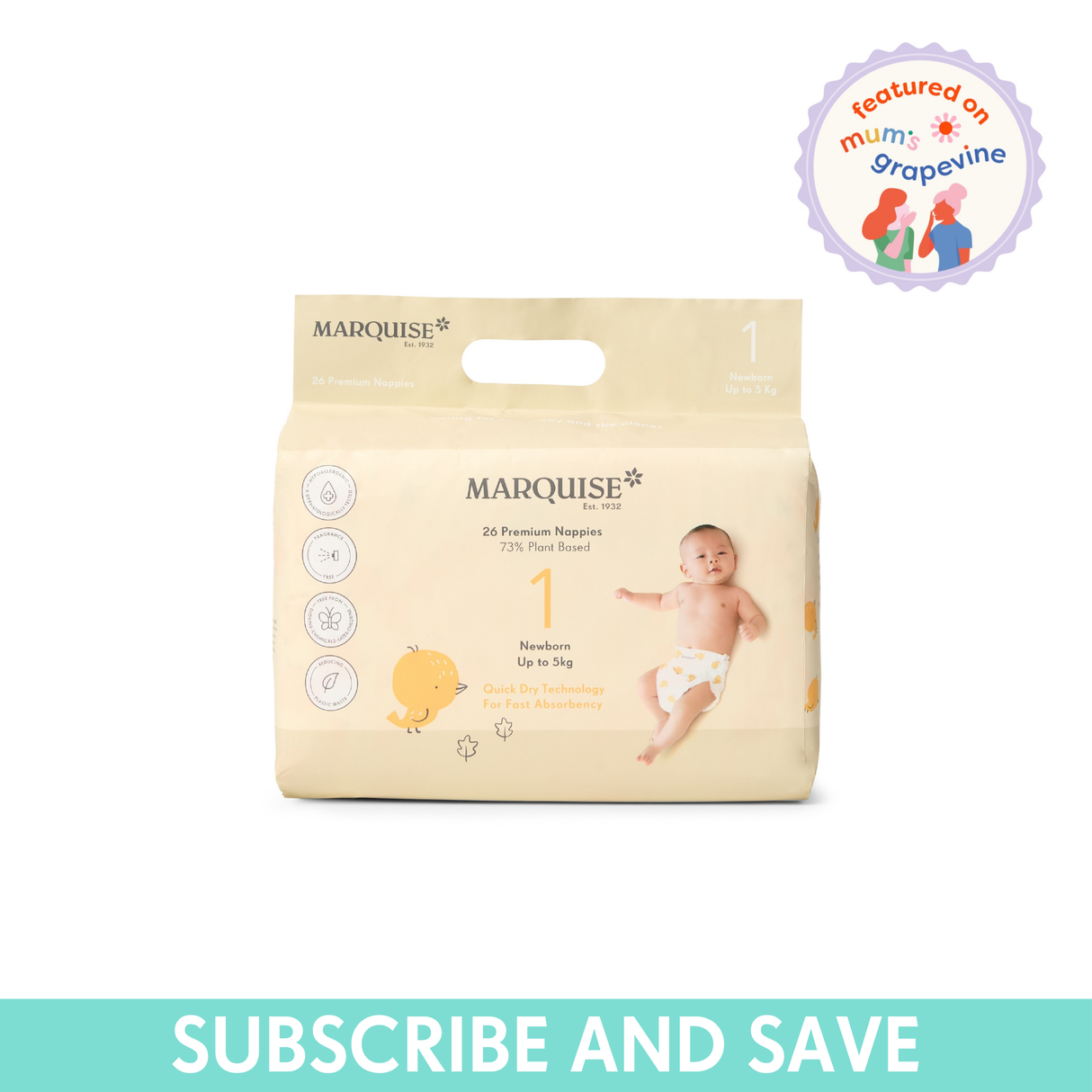 Marquise Hypoallergenic Nappies