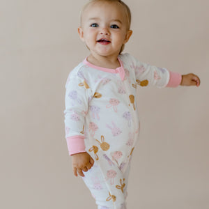 Pink Snugglebunny Zipsuit