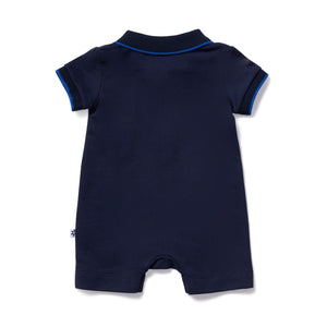 Best Friends French Terry Polo Romper