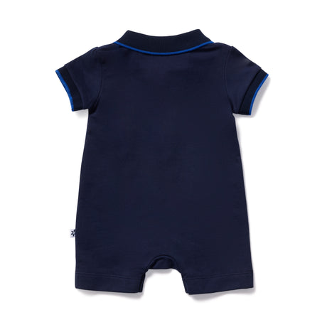 Best Friends French Terry Polo Romper