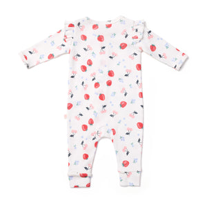 Field of Berries Frill Zipsuit