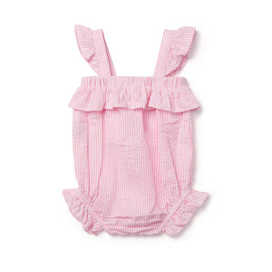 Field of Beries Woven Frill Romper