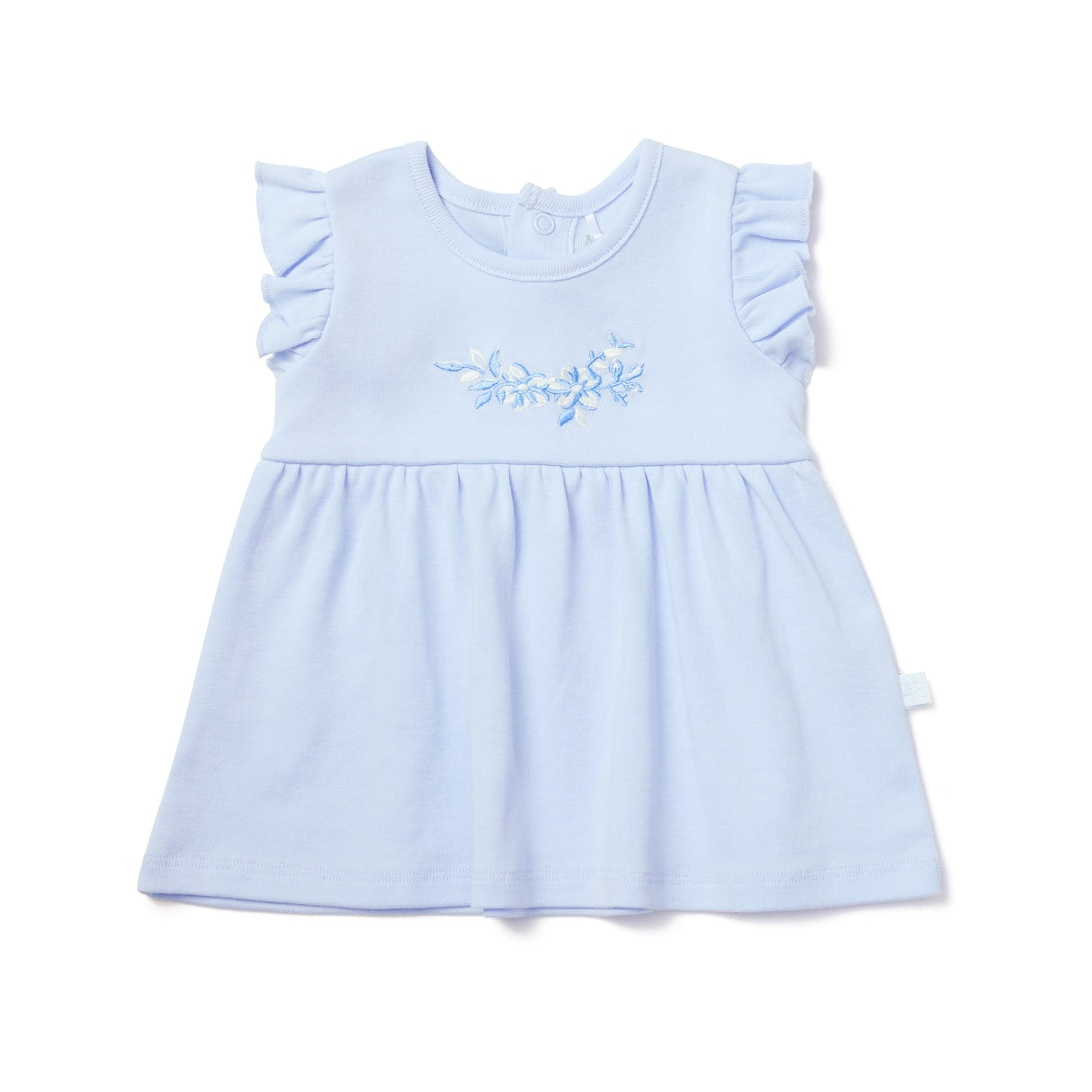 Seascape Floral Dress & Bloomer Set