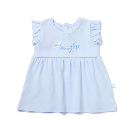 Seascape Floral Dress & Bloomer Set