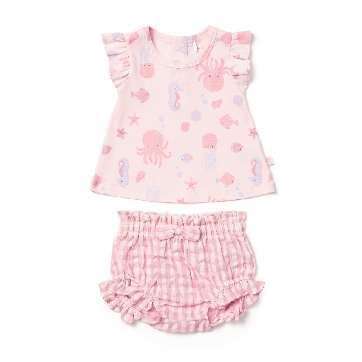 Seascape Top & Woven Bloomer Set