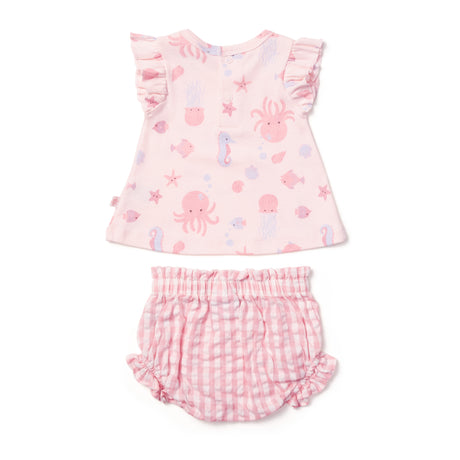 Seascape Top & Woven Bloomer Set