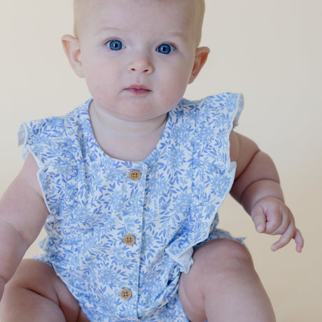 Perfect Posie Ruffle Sleeve Romper