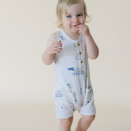Sunday Funday Sleeveless Romper