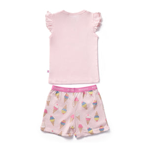 Ice Cream Frill Sleeve Pyjamas