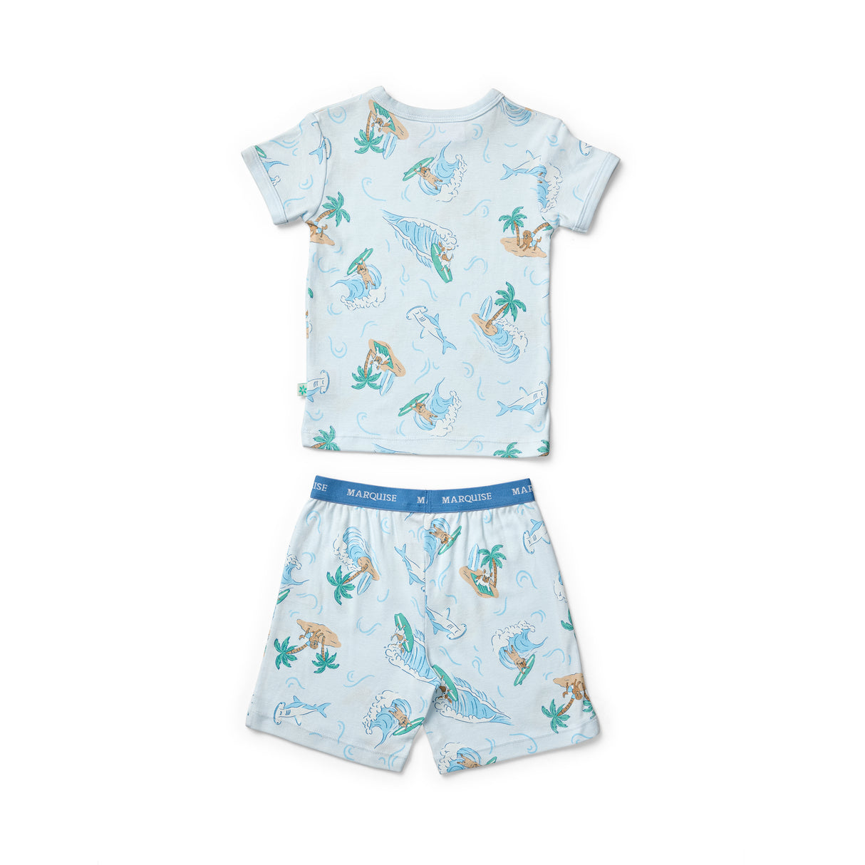 Surfer Dog Short Sleeve Pyjama Set