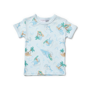 Surfer Dog Short Sleeve Pyjama Set