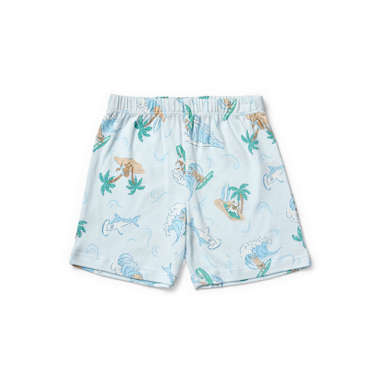 Surfs Up Grey Short Sleeve Pyjama Set