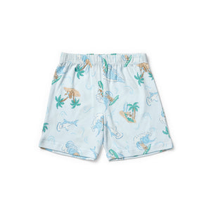 Surfs Up Grey Short Sleeve Pyjama Set
