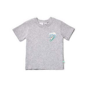 Surfs Up Grey Short Sleeve Pyjama Set
