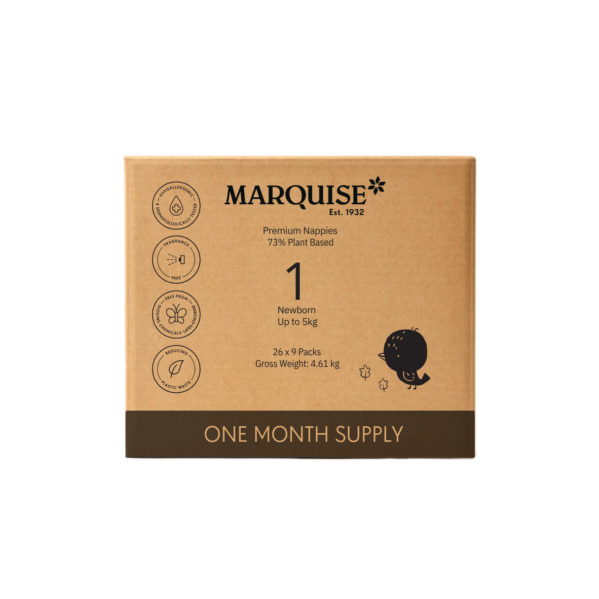 Marquise Hypoallergenic Nappies Subscription