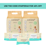 Marquise Hypoallergenic Nappy Pants & Wipes Starter Pack