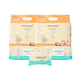 Marquise Hypoallergenic Nappies & Wipes Starter Pack