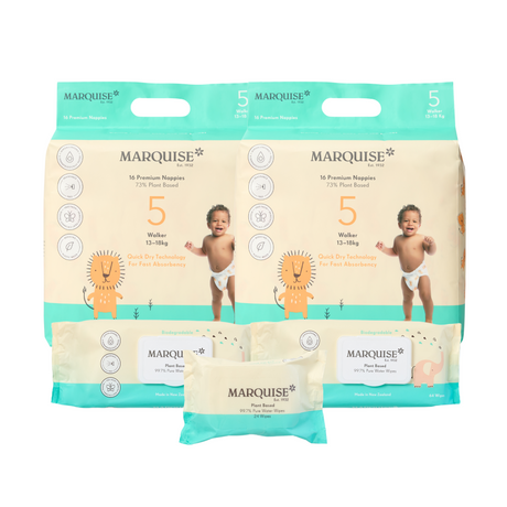 Marquise Hypoallergenic Nappies & Wipes Starter Pack
