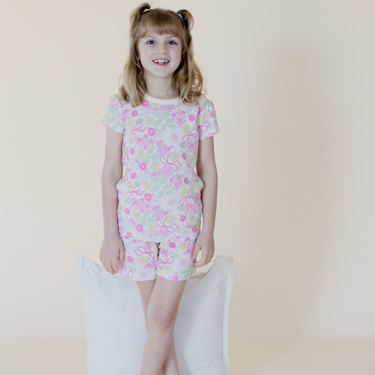 Summer Garden Short Sleeve Pyjama Set
