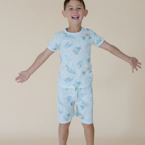 Surfer Dog Short Sleeve Pyjama Set