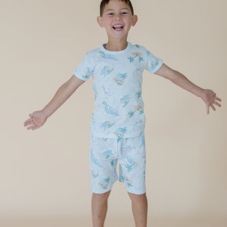 Surfer Dog Short Sleeve Pyjama Set