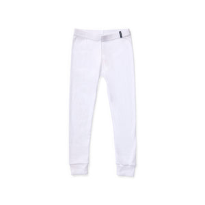 Kids Thermal Leggings - White