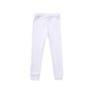 Kids Thermal Leggings - White